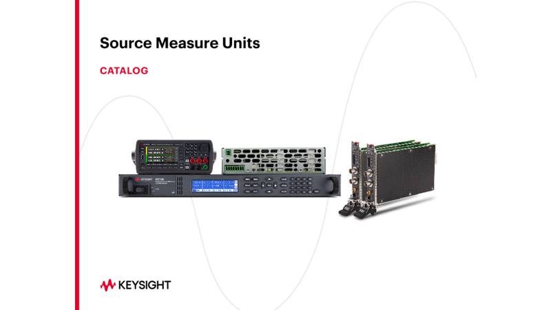 Source Measure Units Catalog